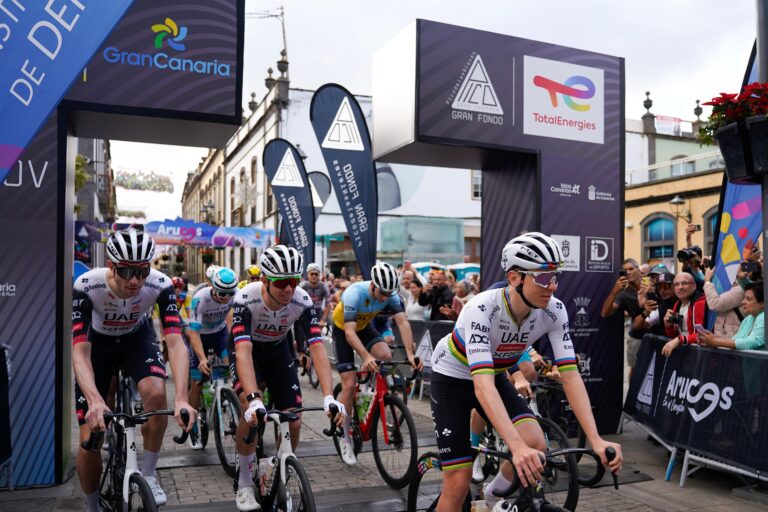 Tadej Pogačar Stars in the TotalEnergies Gran Fondo Pico de las Nieves 2025