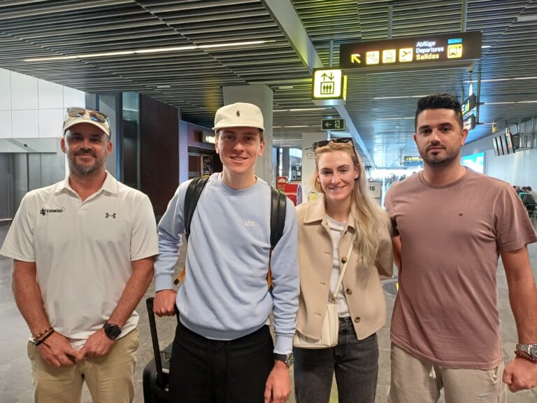 Tadej Pogačar Arrives in Gran Canaria